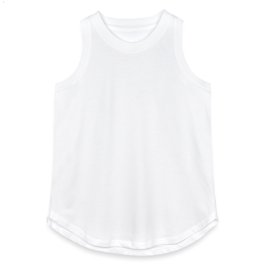 JOCO BB Women's Relaxed Tank Top - white